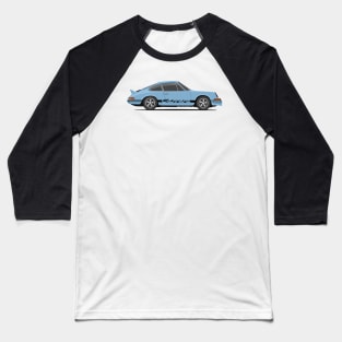 supercar 911 carrera rs turbo 1972 side light blue Baseball T-Shirt